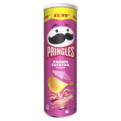Pringles Prawn Cocktail Flavour Crisps Can 200g