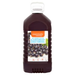 Essentially Catering Blackcurrant Juice Cordial 5L
