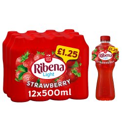 Ribena Strawberry Juice Drink No Added Sugar 500ml PMP £1.25