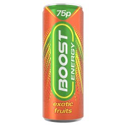 Boost Energy Exotic Fruits 250ml