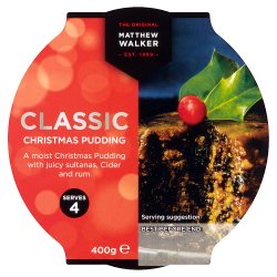 Matthew Walker The Original Classic Christmas Pudding 400g