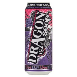 Dragon Soop Caffeinated Alcoholic Beverage Dark Fruit Punch 500ml