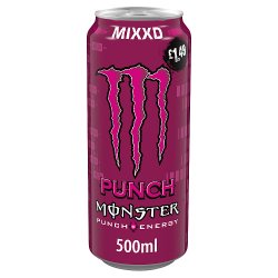 Monster Mxd Punch Energy Drink 12 x 500ml PM £1.49