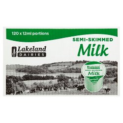 Lakeland Dairies Semi-Skimmed Milk 120 x 12ml