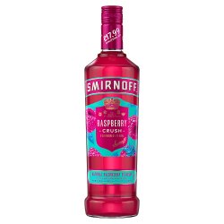 Smirnoff Raspberry Crush Flavoured Vodka 37.5% vol 70cl Bottle PMP £17.99