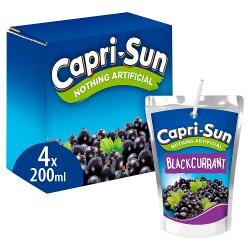 Capri-Sun Blackcurrant 4 x 200ml