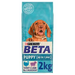 BETA Puppy Turkey and Lamb Dry Dog Food 2kg