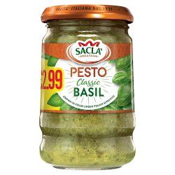 Sacla' Pesto Classic Basil 190g