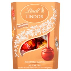 Lindt LINDOR Assorted Chocolate Truffles Box 37g