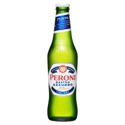 Peroni Nastro Azzurro Lager Beer Bottle 330ml