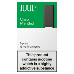 JUUL2 Pods Crisp Menthol 2-pack 18 mg/mL nicotine