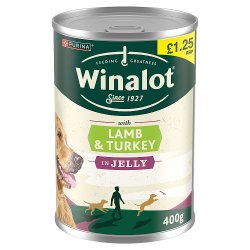 WINALOT Classics Mixed in Jelly Turkey & Lamb Wet Dog Food 400g