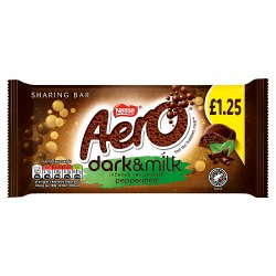 Aero Dark & Milk Peppermint Chocolate Sharing Bar 90g PMP £1.25