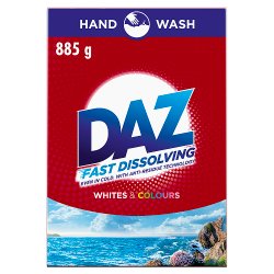 DAZ Washing Powder 885 g Washes