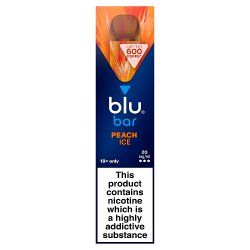 blu bar Peach Ice Disposable Vape 20mg/ml