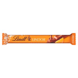 Lindt Lindor Orange Milk Chocolate Bar 38g