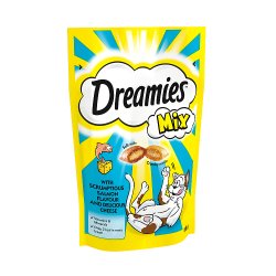 Dreamies Mix Pride Cat Treat Biscuits with Salmon Flavour & Cheese 60g