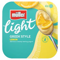 Müller Light Greek Style Lemon Yogurt 4 x 115g (460g)