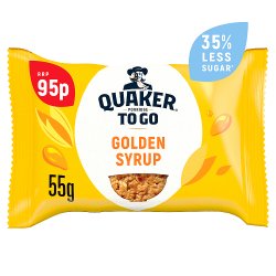 Quaker Porridge To Go Golden Syrup Breakfast Bar 95p RRP PMP 55g