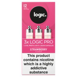Logic Pro Capsules Strawberry Flavour 12mg