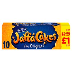 McVitie's Jaffa Cakes Original Biscuits £1.00 PMP 10 Pack