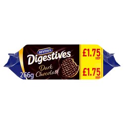 McVitie's Dark Chocolate Digestive Biscuits 266g PMP £1.75