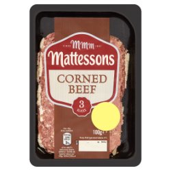 Mattessons Corned Beef 3 Slices 100g