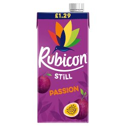 Rubicon Still Passion Fruit Juice Drink 1L PMP £1.29