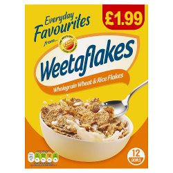 Weetabix Weetaflakes Wholegrain Wheat & Rice Flakes 375g