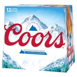 Coors Lager Beer 12 x 330ml