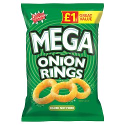 Golden Wonder Mega Onion Rings Onion Flavour 50g