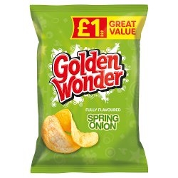 Golden Wonder Fully Flavoured Spring Onion 57g