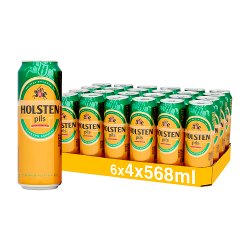 Holsten Pils Lager Beer 4 x 568ml Pint Cans
