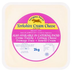 Longley Farm Yorkshire Cream Cheese Full Fat 2kg