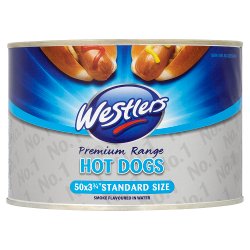 Westlers Premium Range Hot Dogs Smoke Flavoured in Water 1.7kg