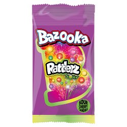 Bazooka Rattlerz Sour Chewy Candies 40g