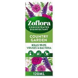 Zoflora Concentrated Multipurpose Disinfectant Country Garden 120ml