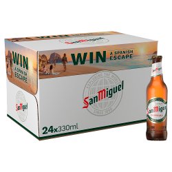 San Miguel Premium Lager Beer 24 x 330ml Bottles