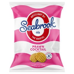 Seabrook Prawn Cocktail Flavour The Original Crinkle Cut Crisp 31.8g