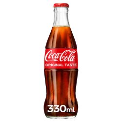 Coca-Cola Original Taste Glass Bottles 24 x 330ml