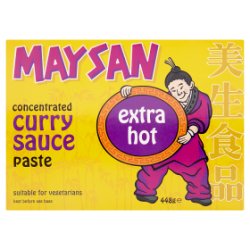 Maysan Concentrated Curry Sauce Paste Extra Hot 448g