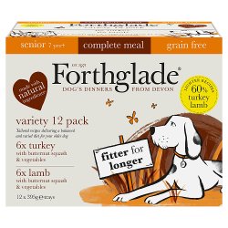 Forthglade Variety Pack Complete Meal Senior 7 Yrs+ 12 x 395g
