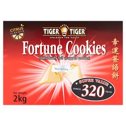 Tiger Fortune Cookies Citrus Flavour 2kg