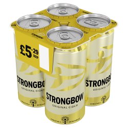 Strongbow Original Cider Can 4x440ml