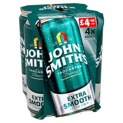 John Smiths Extra Smooth 4 x 440ml Cans