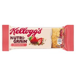 Kellogg's Nutri-Grain Bars Strawberry Single Snack 25x37g
