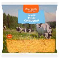 Essentially Catering Grated Coloured Mild Cheddar 1kg