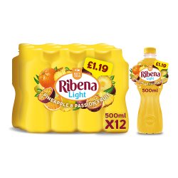 Ribena Pineapple & Passionfruit Fruit Juice Drink No Added Sugar 500ml PMP £1.19