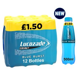 Lucozade Energy Drink Blue Burst 500ml PMP £1.50