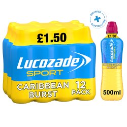 Lucozade Sport Drink Caribbean Burst 500ml PMP £1.50